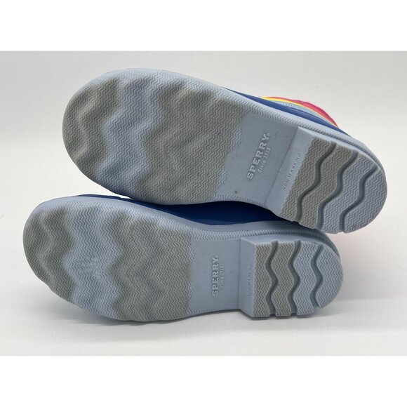 Sperry Kids Rainbow Wave Duck Boots Size 13 - Picture 8 of 9